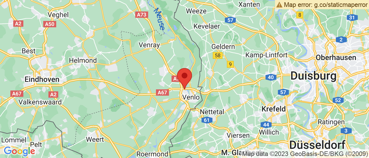 Google maps locatie van Wealer Venlo