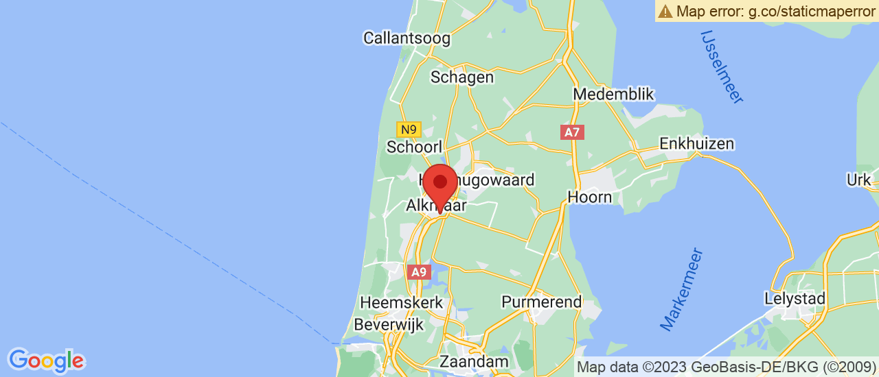 Google maps locatie van Mees Auto's