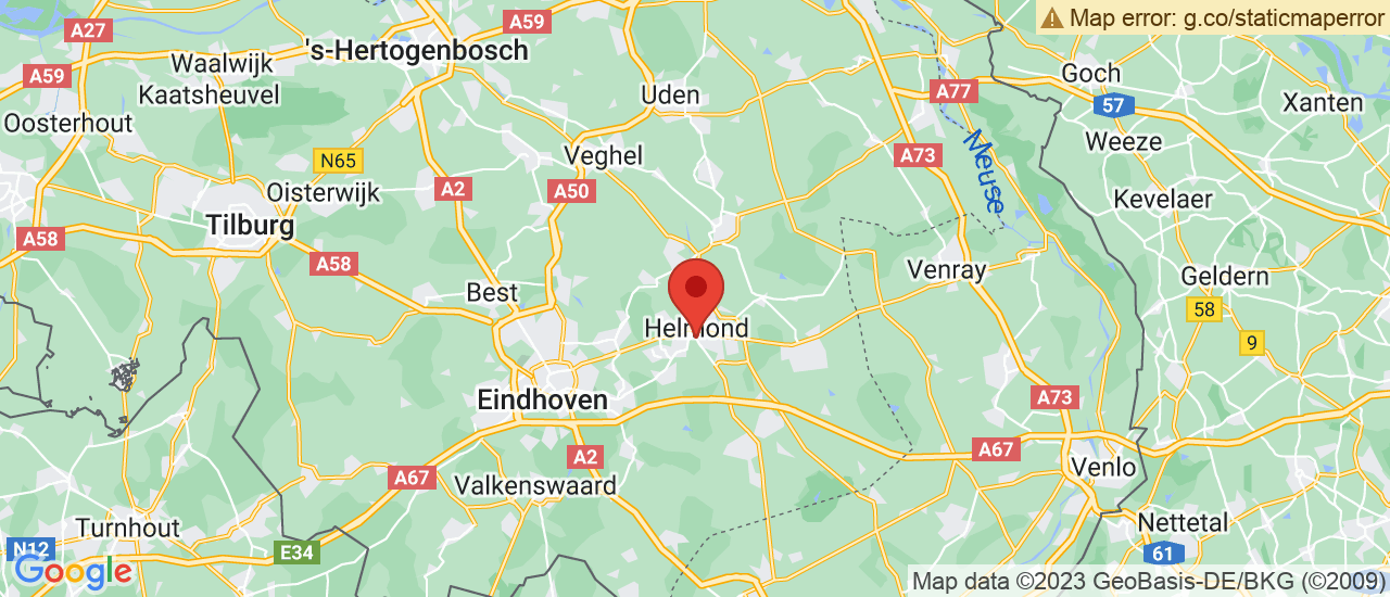 Google maps locatie van Van den Hurk Bedrijfswagens B.V.