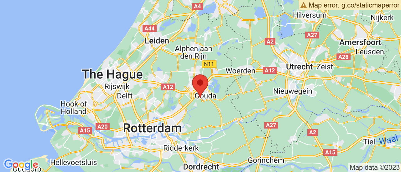Google maps locatie van Zeeuw & Zeeuw Ford Gouda