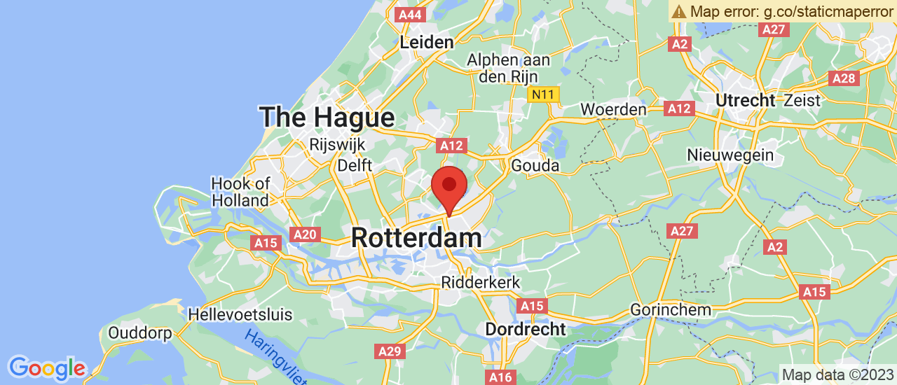 Google maps locatie van Zeeuw & Zeeuw Kia Rotterdam