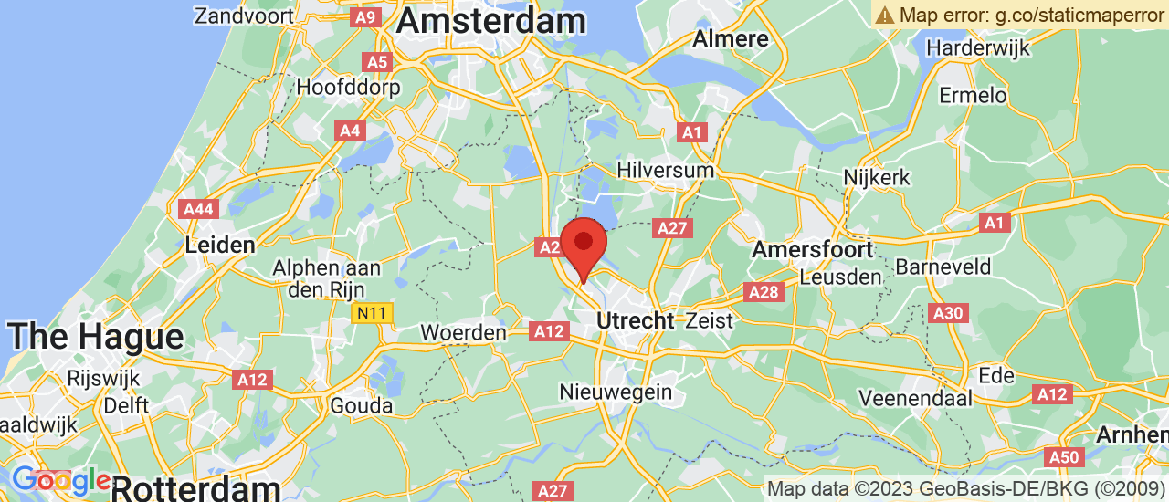 Google maps locatie van Zeeuw & Zeeuw Mitsubishi Utrecht