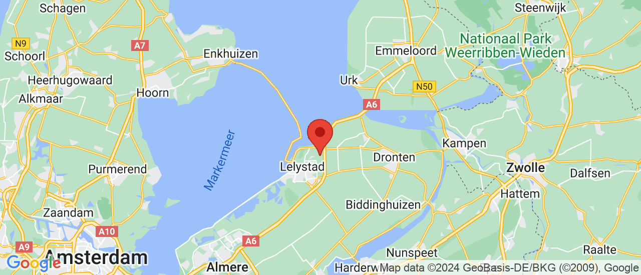 Google maps locatie van Goldenstone Cars B.V.