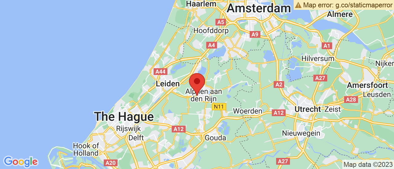 Google maps locatie van Automobielbedrijf Van Ekris Alphen B.V.