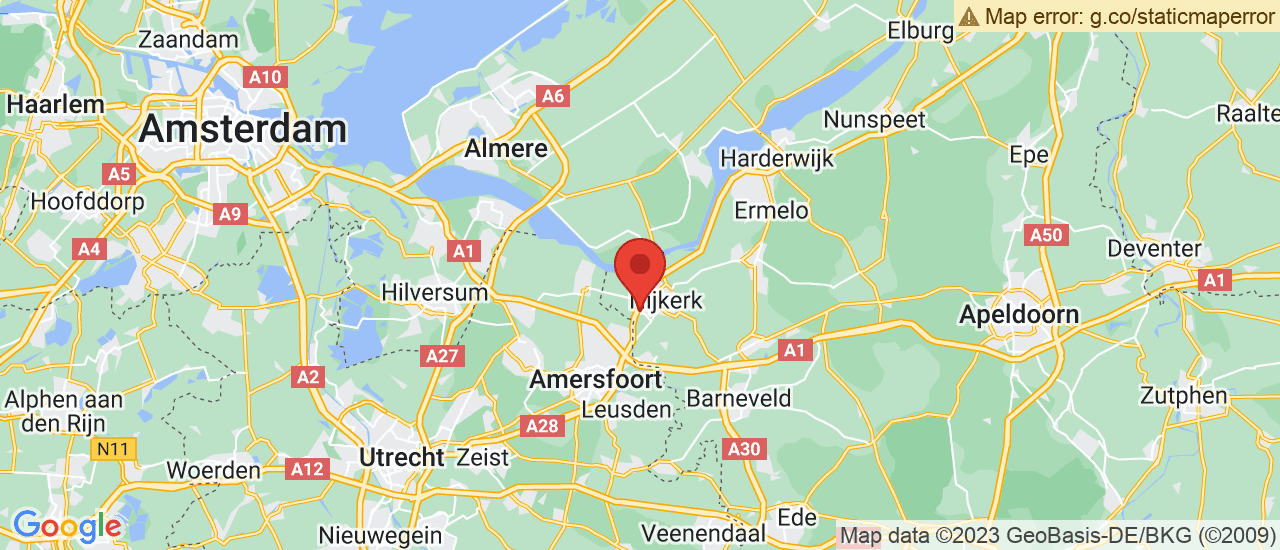 Google maps locatie van A&S Auto's B.V.