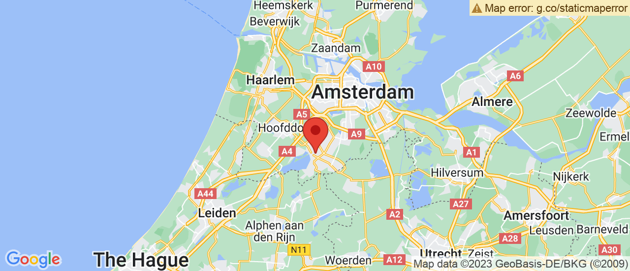 Google maps locatie van Gomes Noord-Holland B.V. Aalsmeer