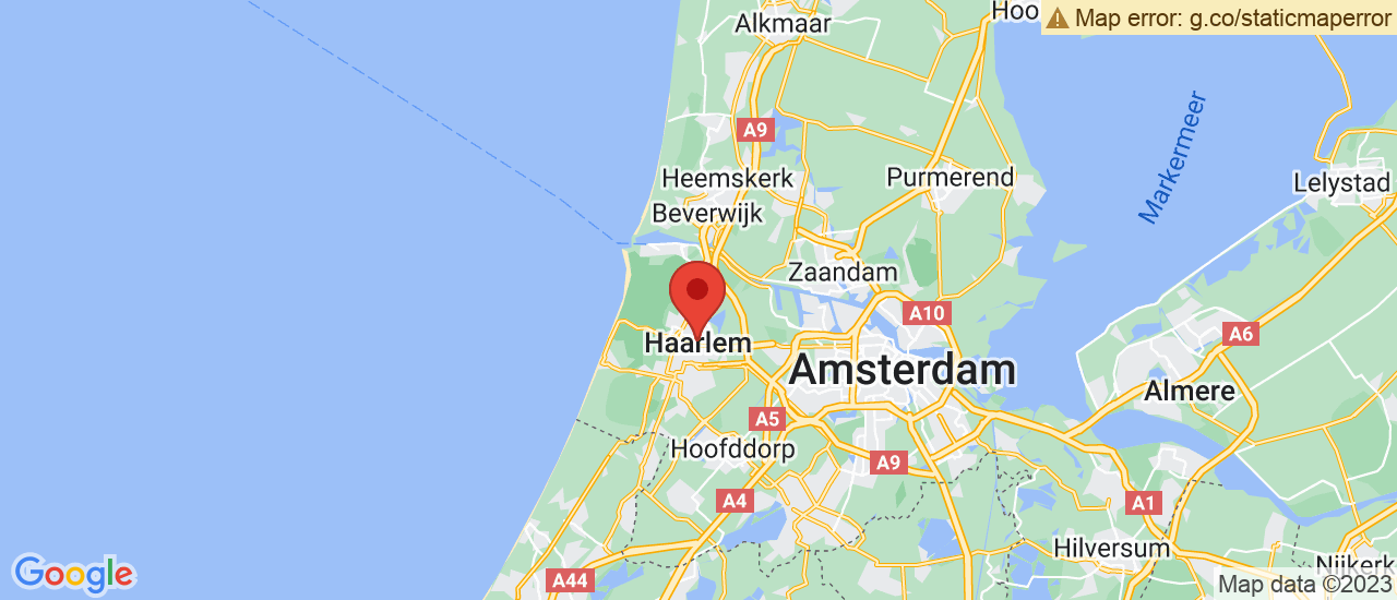 Google maps locatie van Gomes Noord-Holland B.V. Haarlem