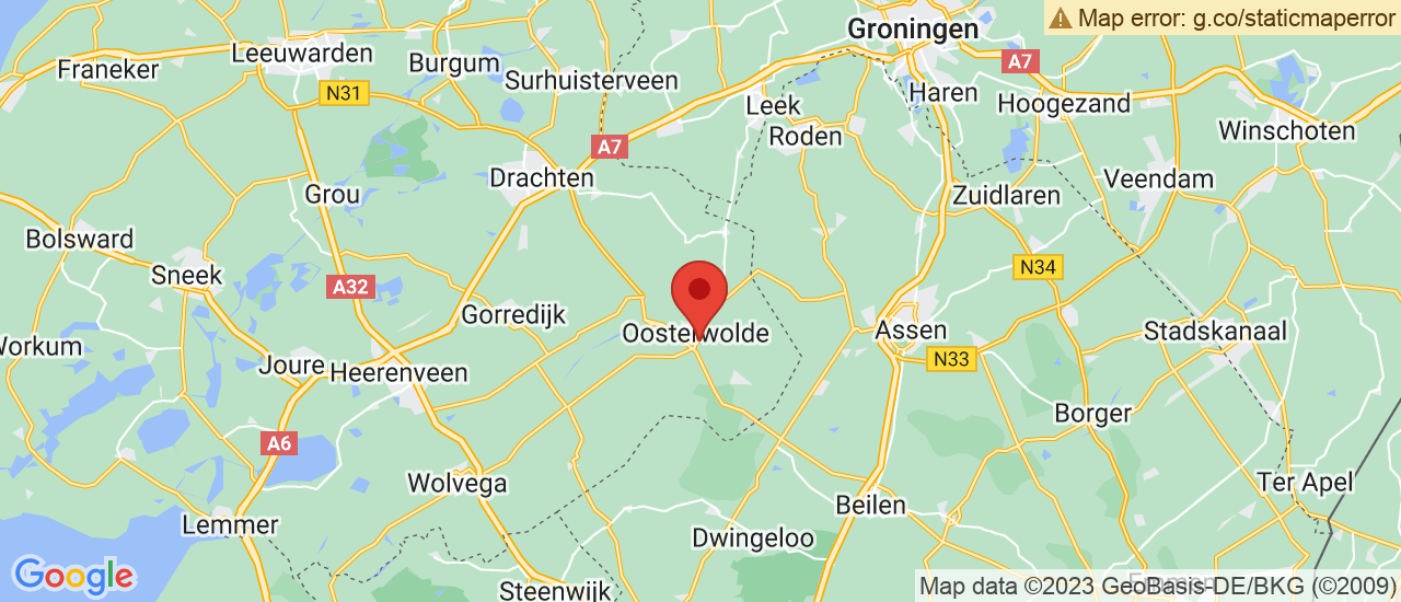 Google maps locatie van Hoekstra Motoren B.V.