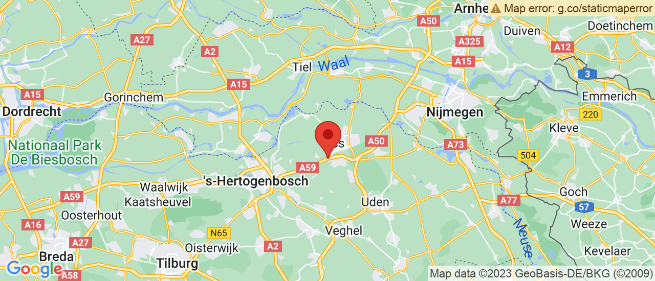 Google maps locatie van Autoservice Heesch B.V.