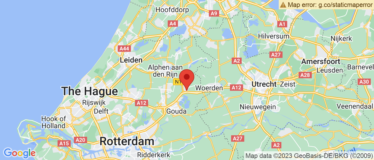 Google maps locatie van Mobiliteitscentre Bodegraven B.V.