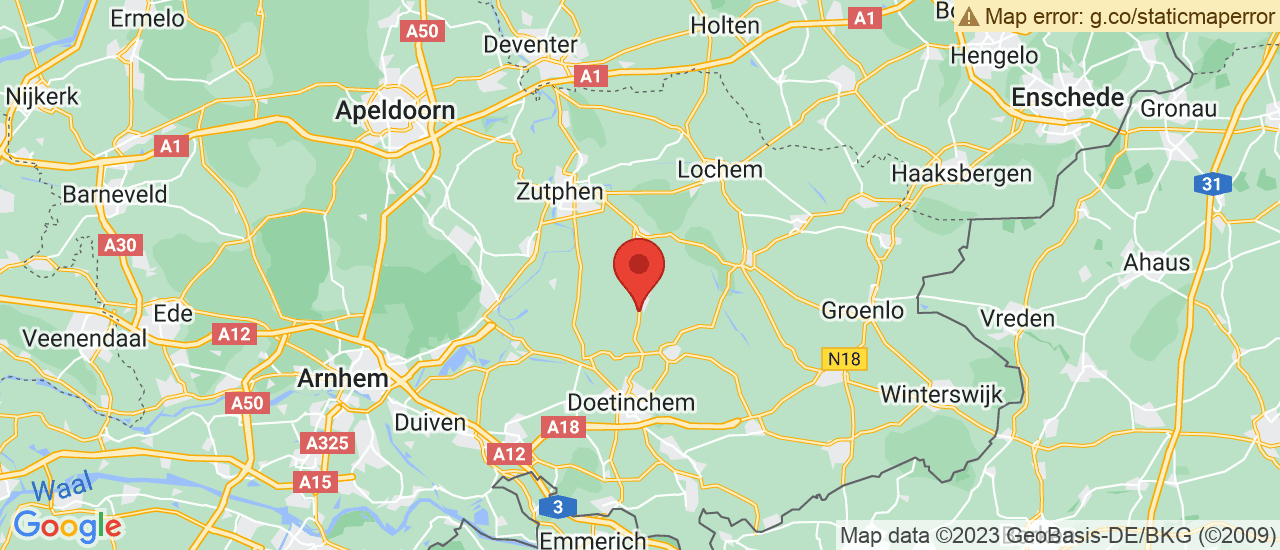 Google maps locatie van Auto Ridderhof