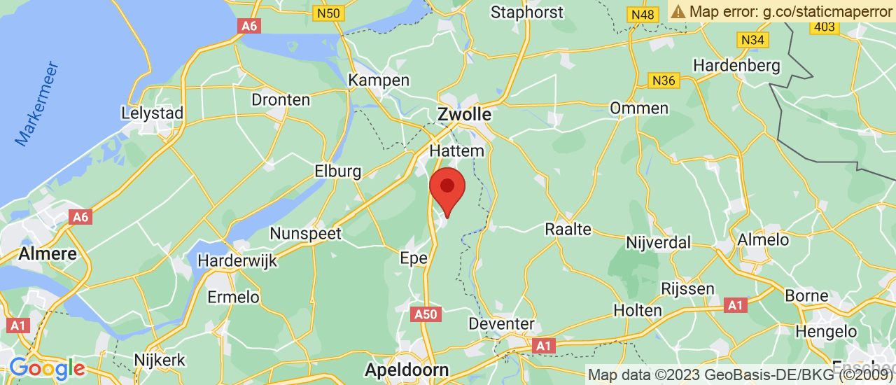 Google maps locatie van Rondhuis Campers & Auto's