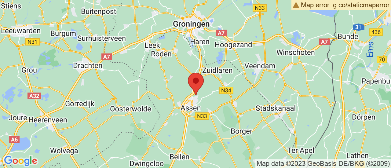 Google maps locatie van Noord Auto B.V.