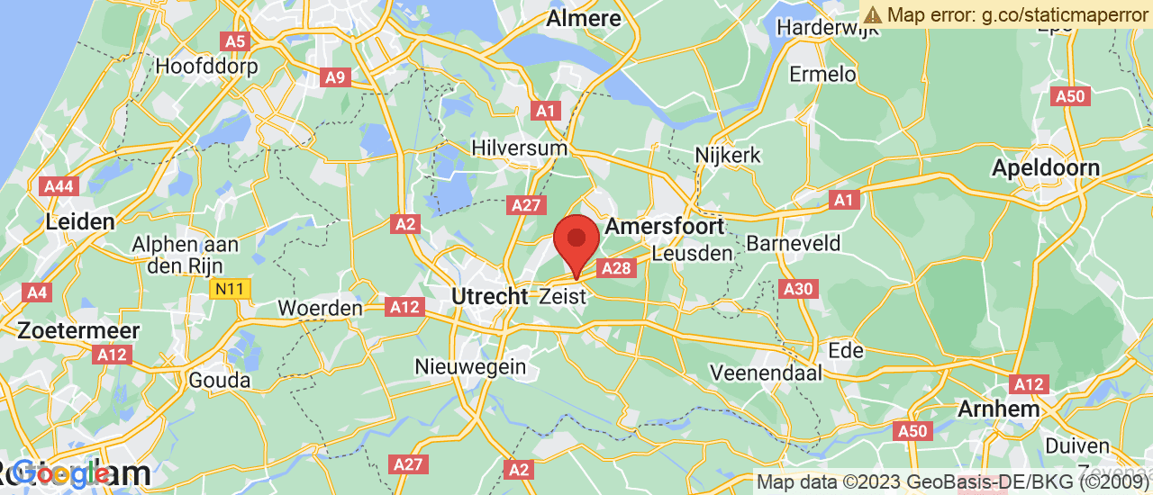 Google maps locatie van Autocenter Zeist