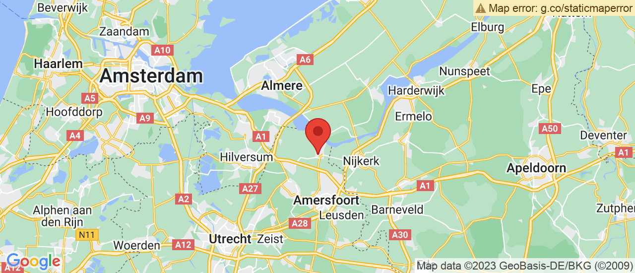 Google maps locatie van Koops Trading BV