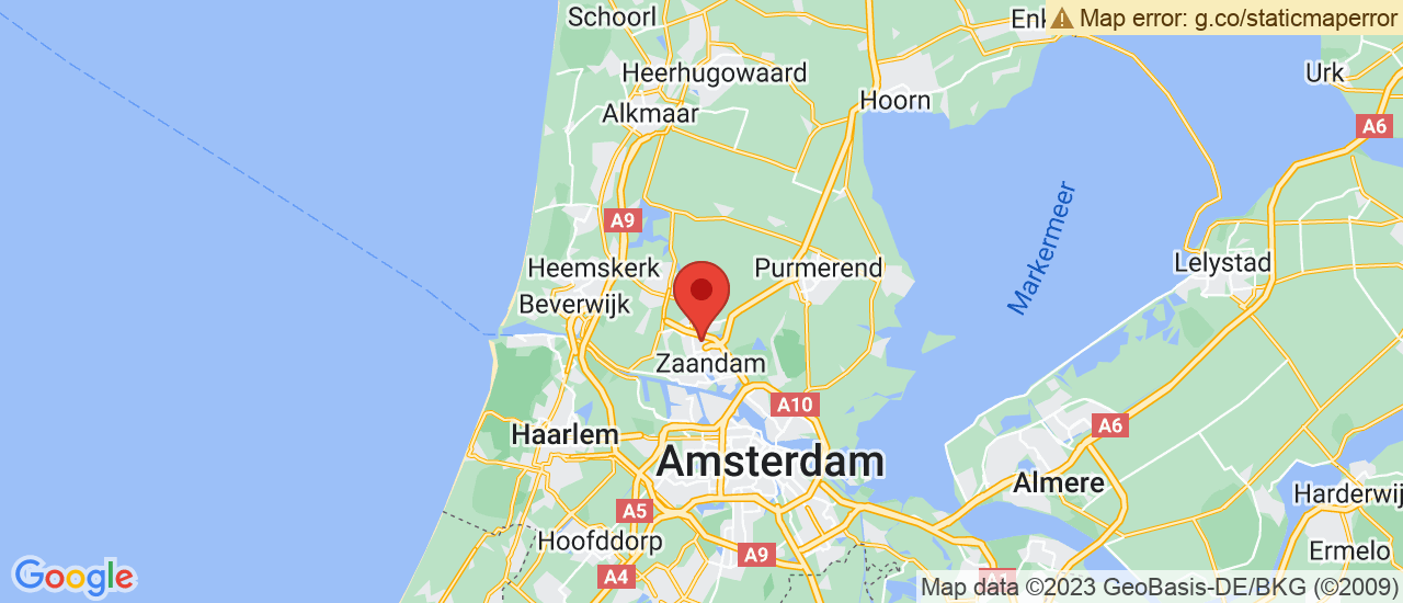 Google maps locatie van Autobedrijf Zaanstreek V.O.F.