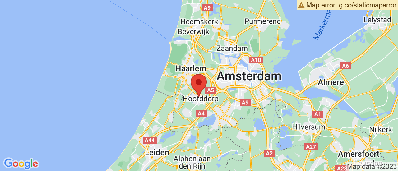 Google maps locatie van APK Garage Hoofddorp