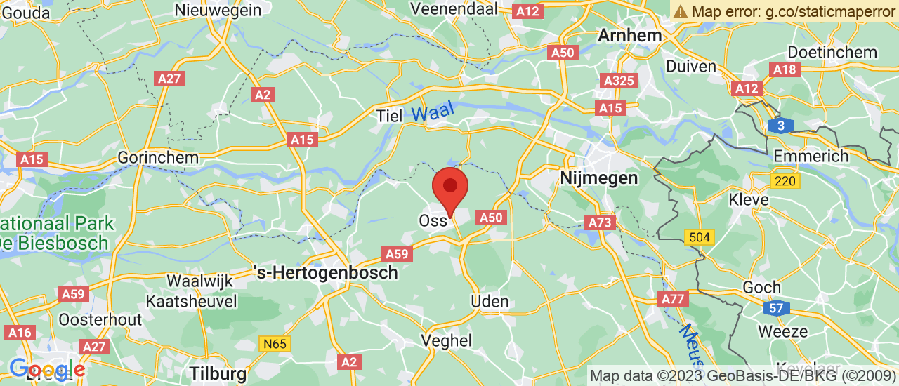 Google maps locatie van Auto Robbie