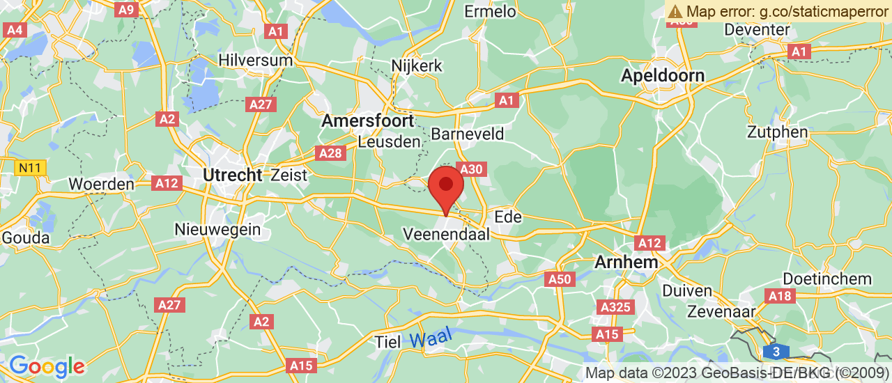 Google maps locatie van Autobedrijf Ton de Gooijer