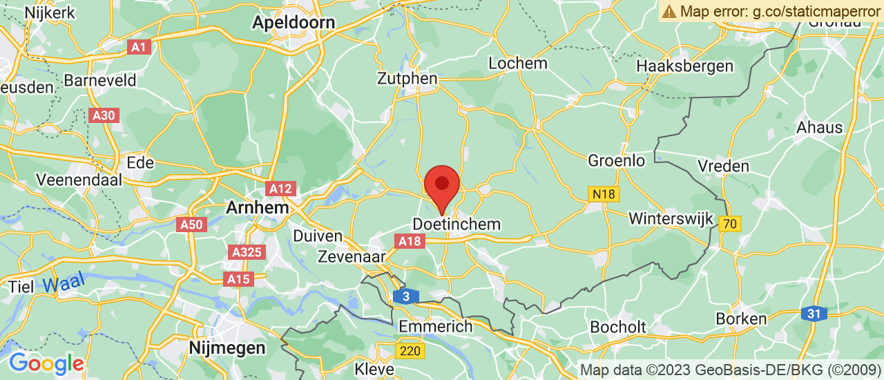 Google maps locatie van Autocenter Doetinchem B.V.
