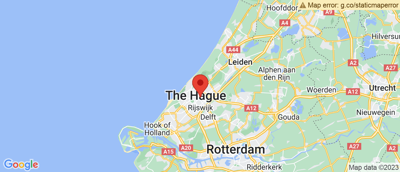 Google maps locatie van Autostad Den Haag