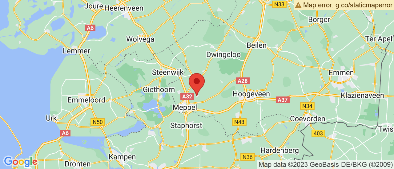 Google maps locatie van Garage Dolfsma