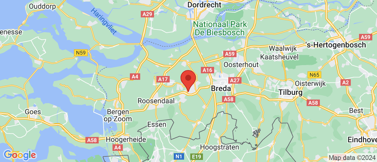 Google maps locatie van De Snep Groep B.V.