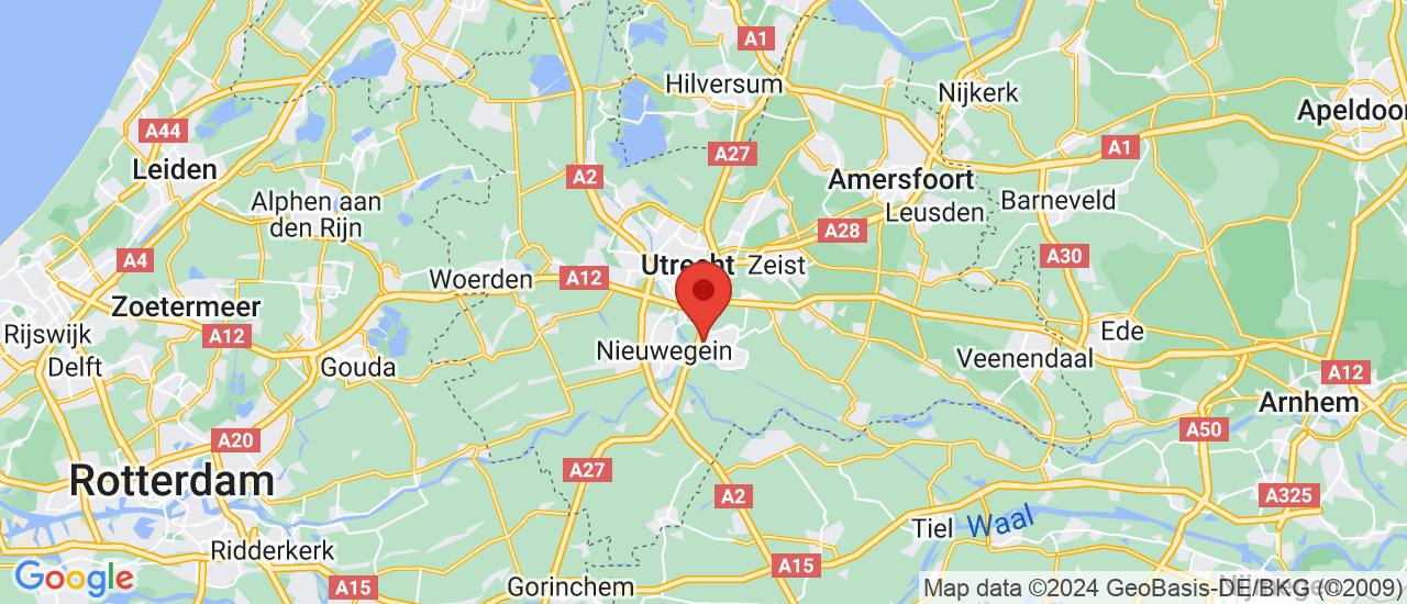 Google maps locatie van Automobielbedrijf Kooijman Houten B.V.