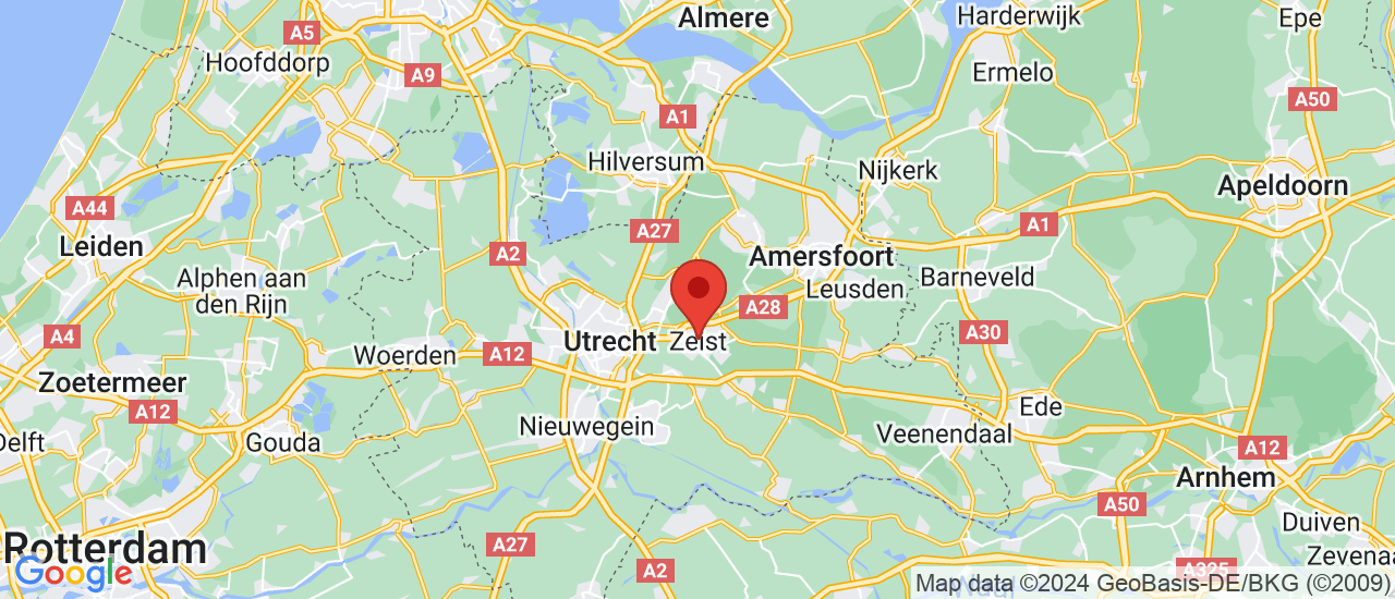Google maps locatie van Automobielbedrijf Kooijman Zeist B.V.