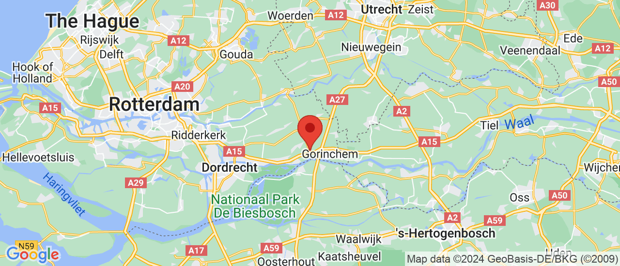 Google maps locatie van Autobedrijf Van Muijlwijk B.V.