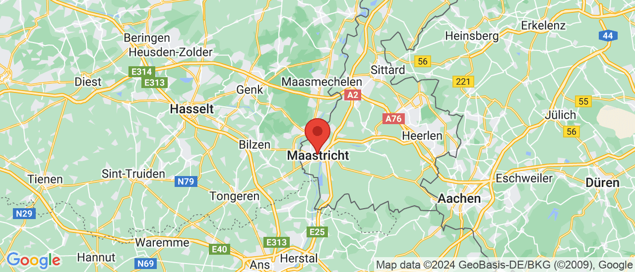 Google maps locatie van Auto Service Maastricht