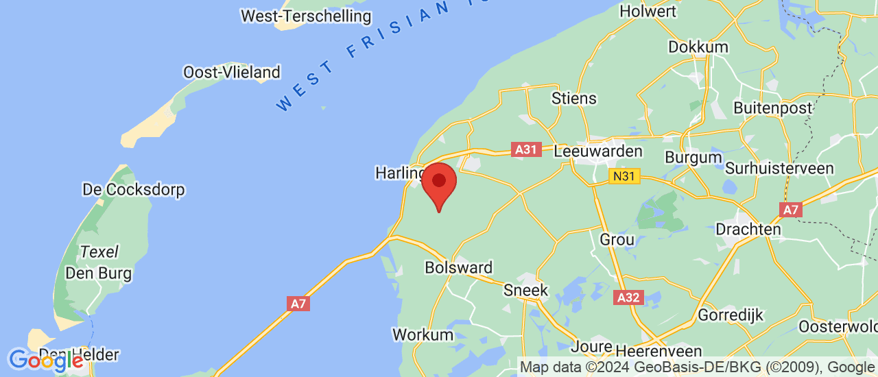 Google maps locatie van VOF Automobielbedrijf Boek