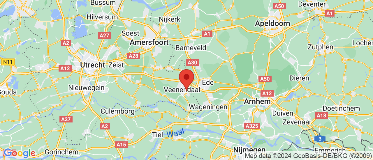 Google maps locatie van Pietjouw Auto's