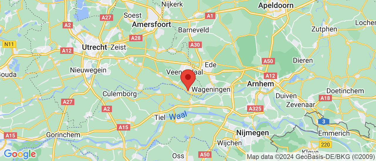 Google maps locatie van Autobedrijf R. van Laar