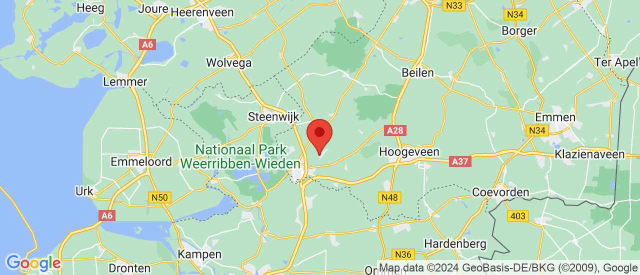 Google maps locatie van Autobedrijf N. Drost