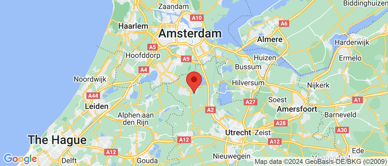 Google maps locatie van Doornebal Auto's