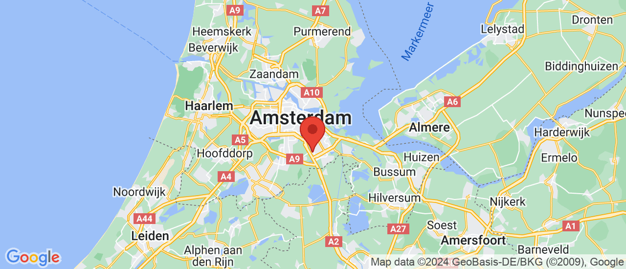 Google maps locatie van GTH Automotive