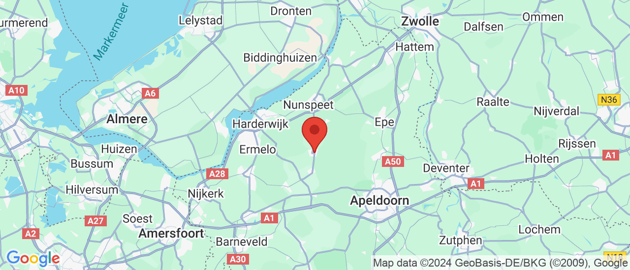 Google maps locatie van Autobedrijf Franken Putten