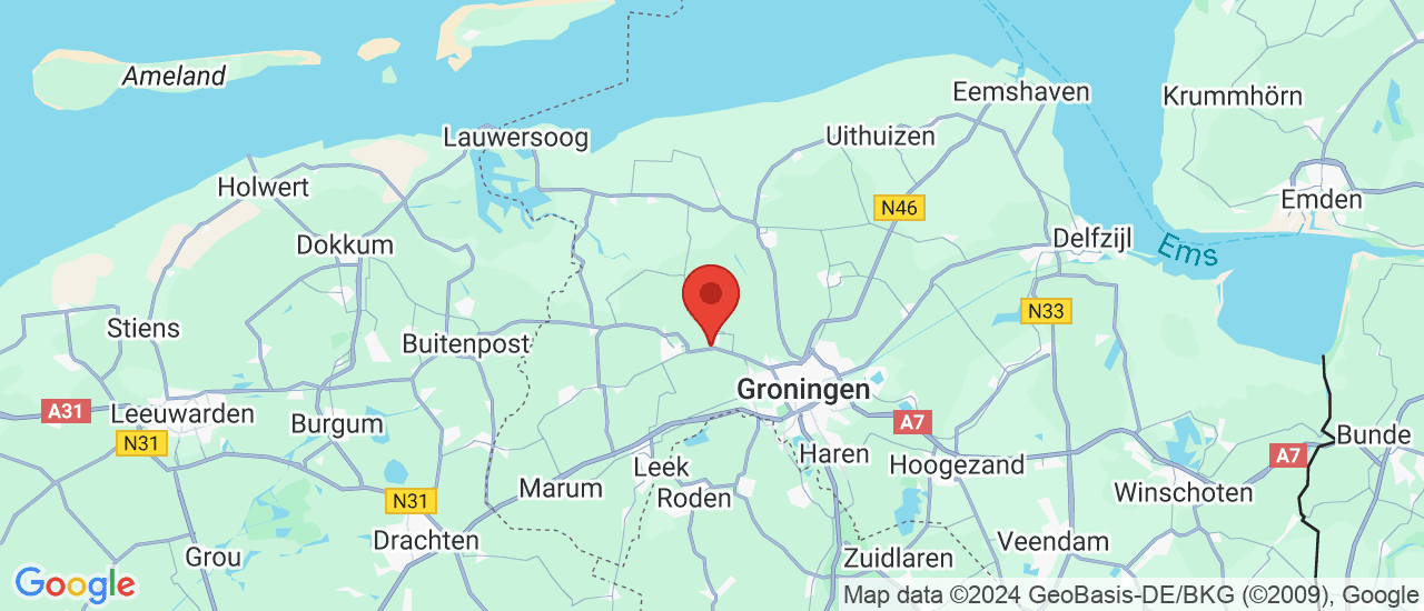 Google maps locatie van Autohuis Westerkwartier B.V.