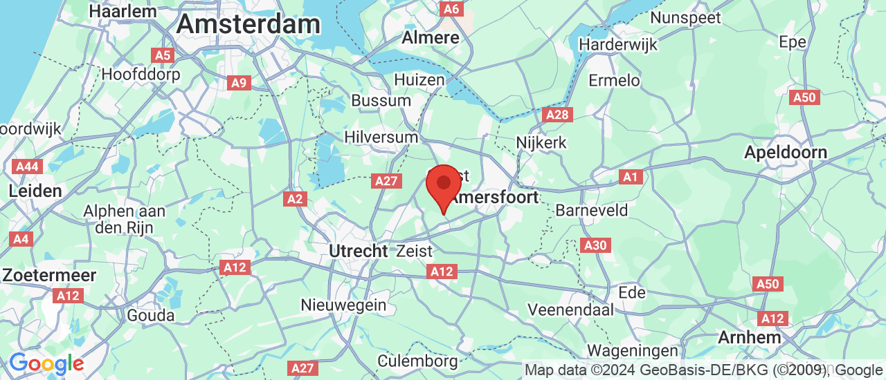 Google maps locatie van Autohuis Midden Nederland B.V.