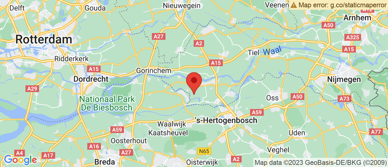 Google maps locatie van Kroon Auto's