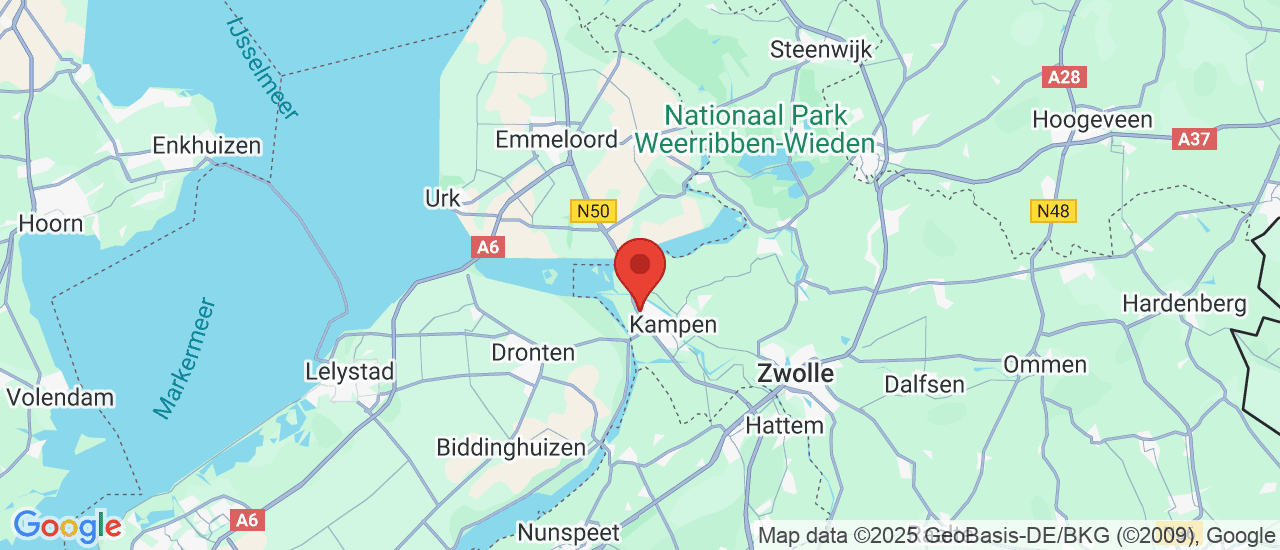 Google maps locatie van Autobedrijf van Kesteren B.V.