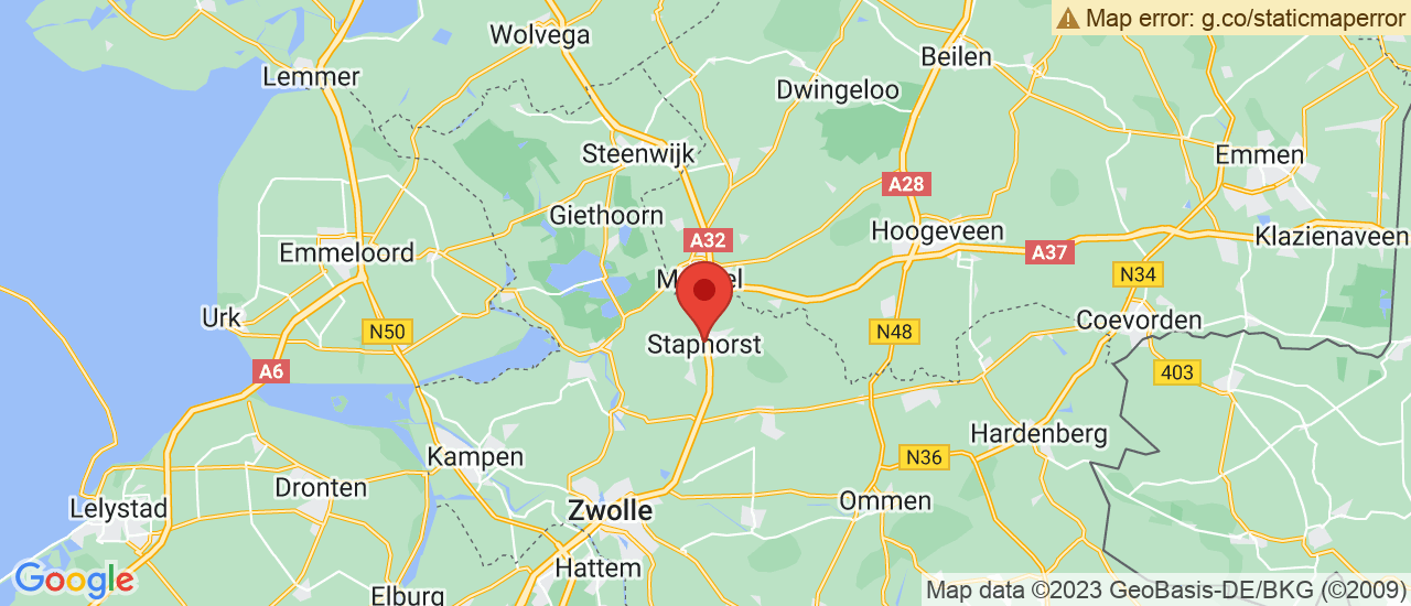 Google maps locatie van H.Bloemert Auto's