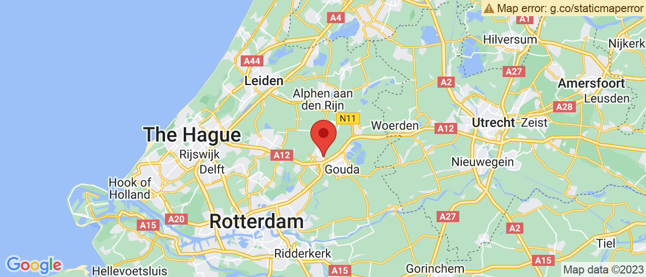 Google maps locatie van Autocentrum Van Vliet Waddinxveen