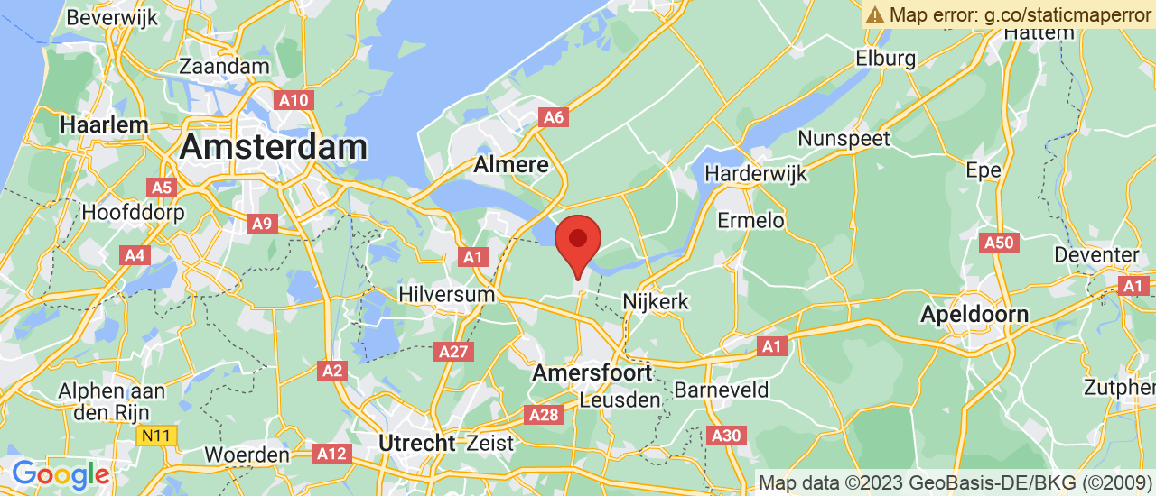 Google maps locatie van Autobedrijf Blokhuis Bunschoten