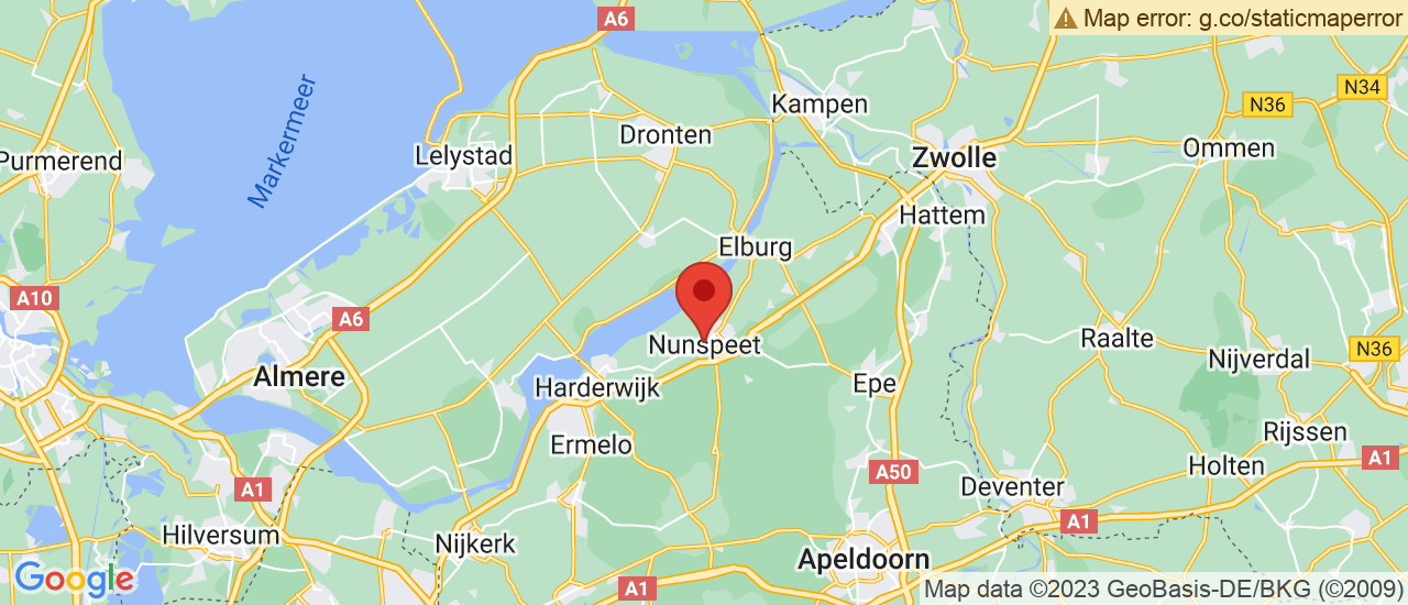 Google maps locatie van Arno van Putten auto's