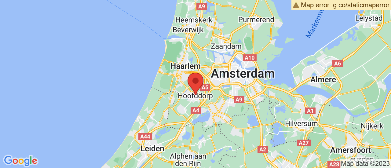 Google maps locatie van Garage R Biesheuvel